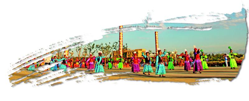 奇臺縣文化主題公園的浪漫傾訴