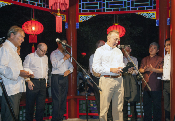 中國園靚飾波蘭皇家瓦津基公園