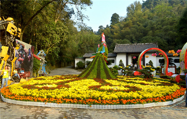 常德桃花源菊花節開幕