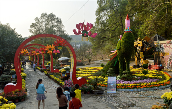 常德桃花源菊花節開幕