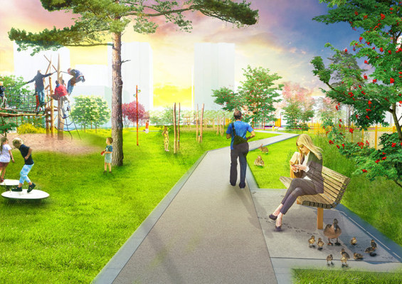 俄羅斯人居獎最佳公共空間設計:亞尼拉村落