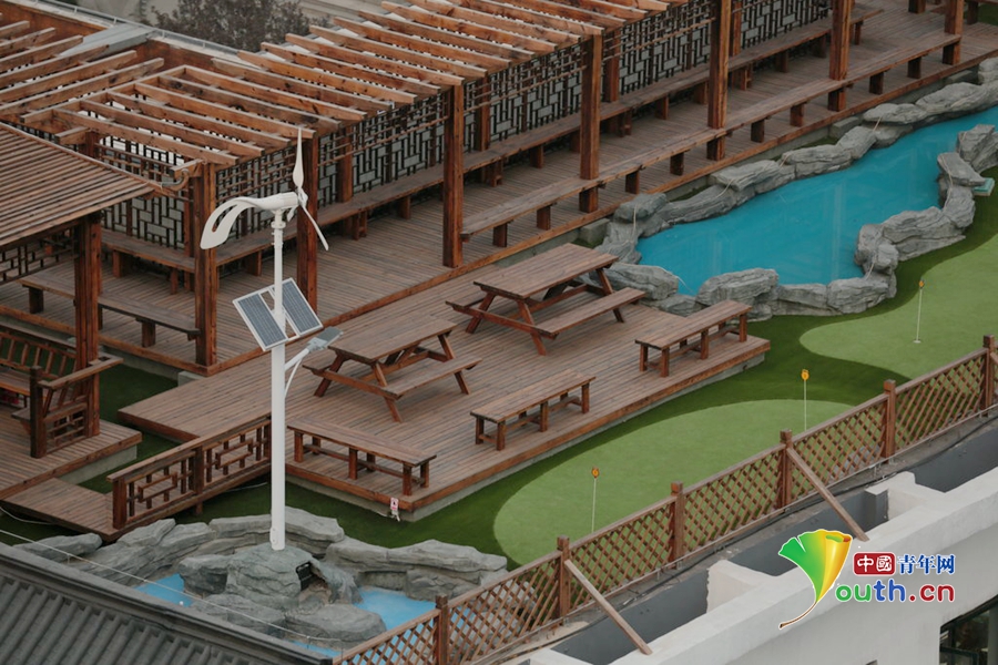 北京八一中學(xué) 屋頂花園 樓頂游泳池 樓頂花園