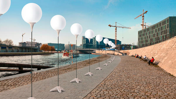 柏林圍墻再起——八千顆氣球圍起和平象征