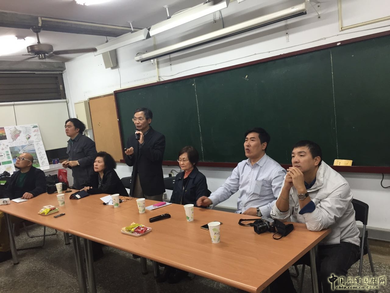 臺灣園林專業(yè)考察團參觀訪問東海大學