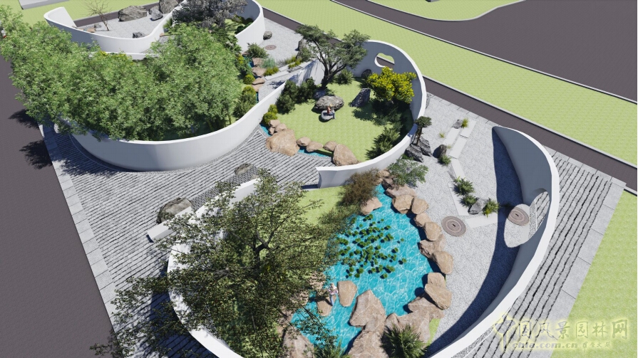 武漢園博會創(chuàng)意花園思園