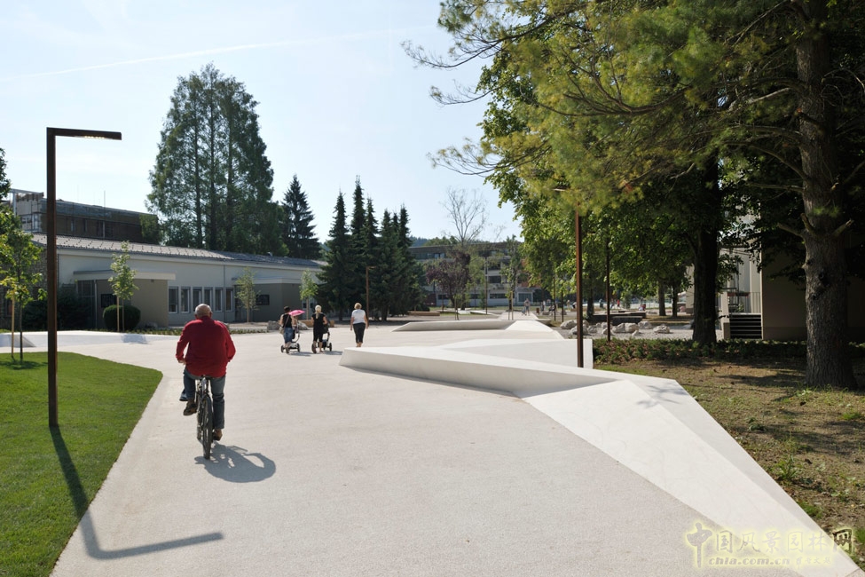 斯洛文尼亞韋萊涅Promenada城市中心廣場