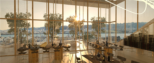 藤本壯介作品：植物密布縱橫相連的“木塔”