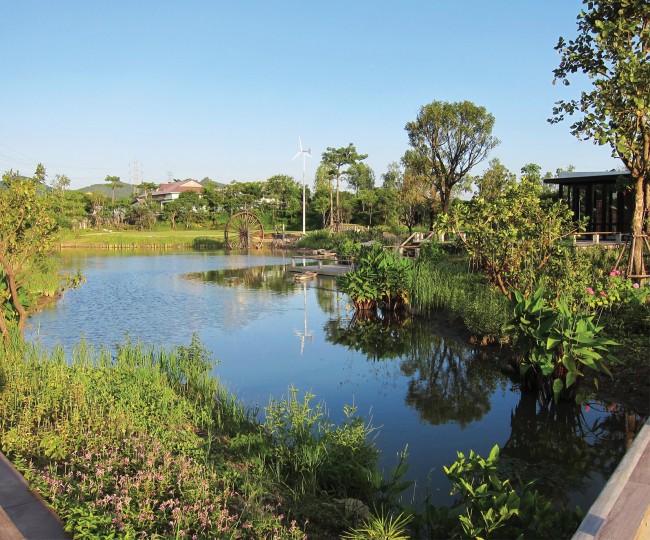 泰國：高速路旁的鄉土風格開放型城市公園