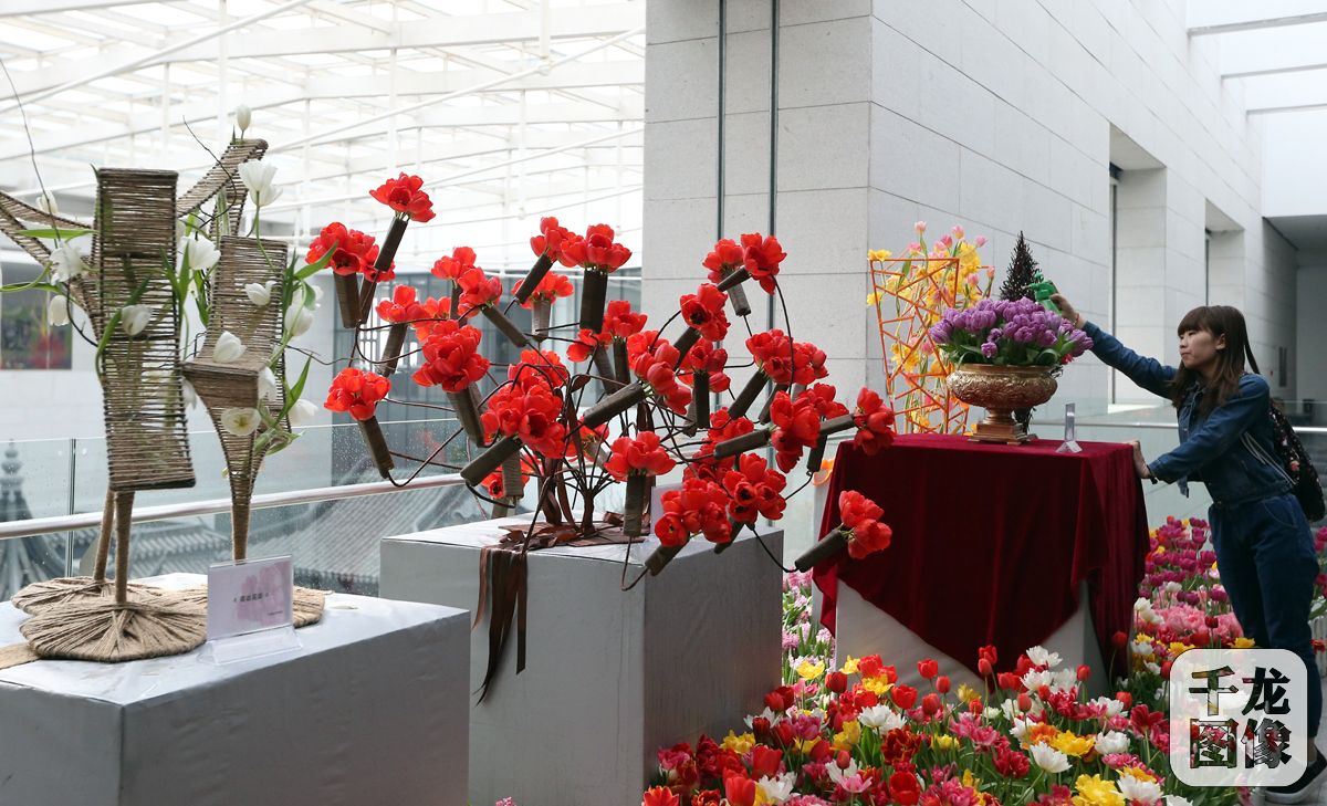 國泰郁金香首次亮相中國園林博物館