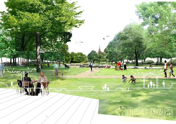 德國柏林小蒂爾加滕-奧托公園景觀改造