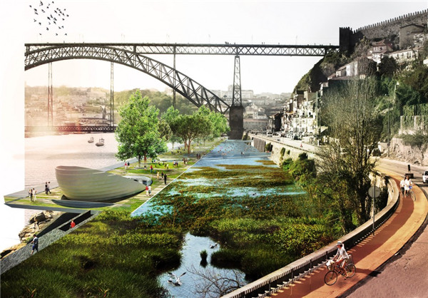 波爾圖濱水大平臺景觀設計