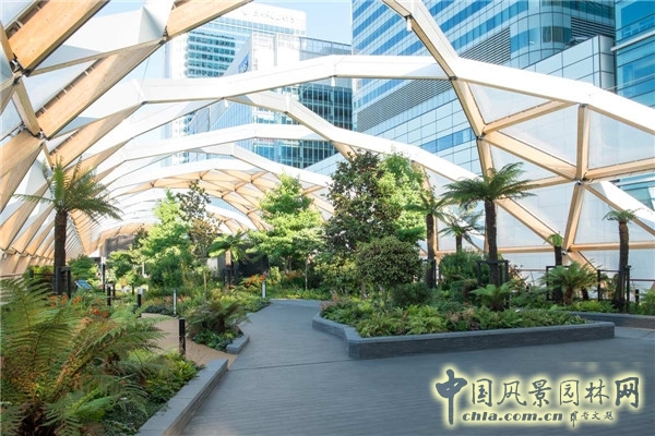 倫敦Crossrail車站屋頂花園景觀設(shè)計