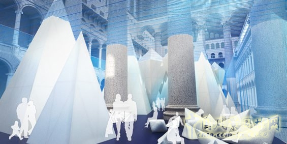 詹姆斯·科納：美國國家建筑博物館冰山景觀