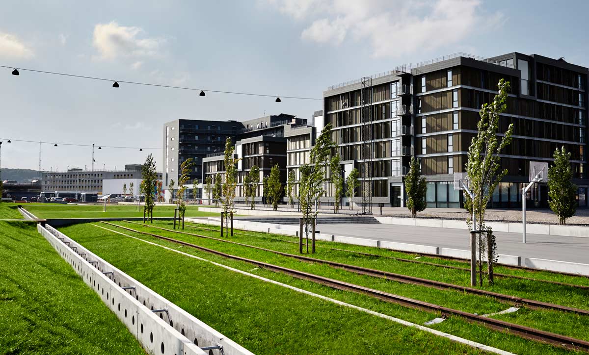 丹麥Aalborg市貨運火車站景觀改造