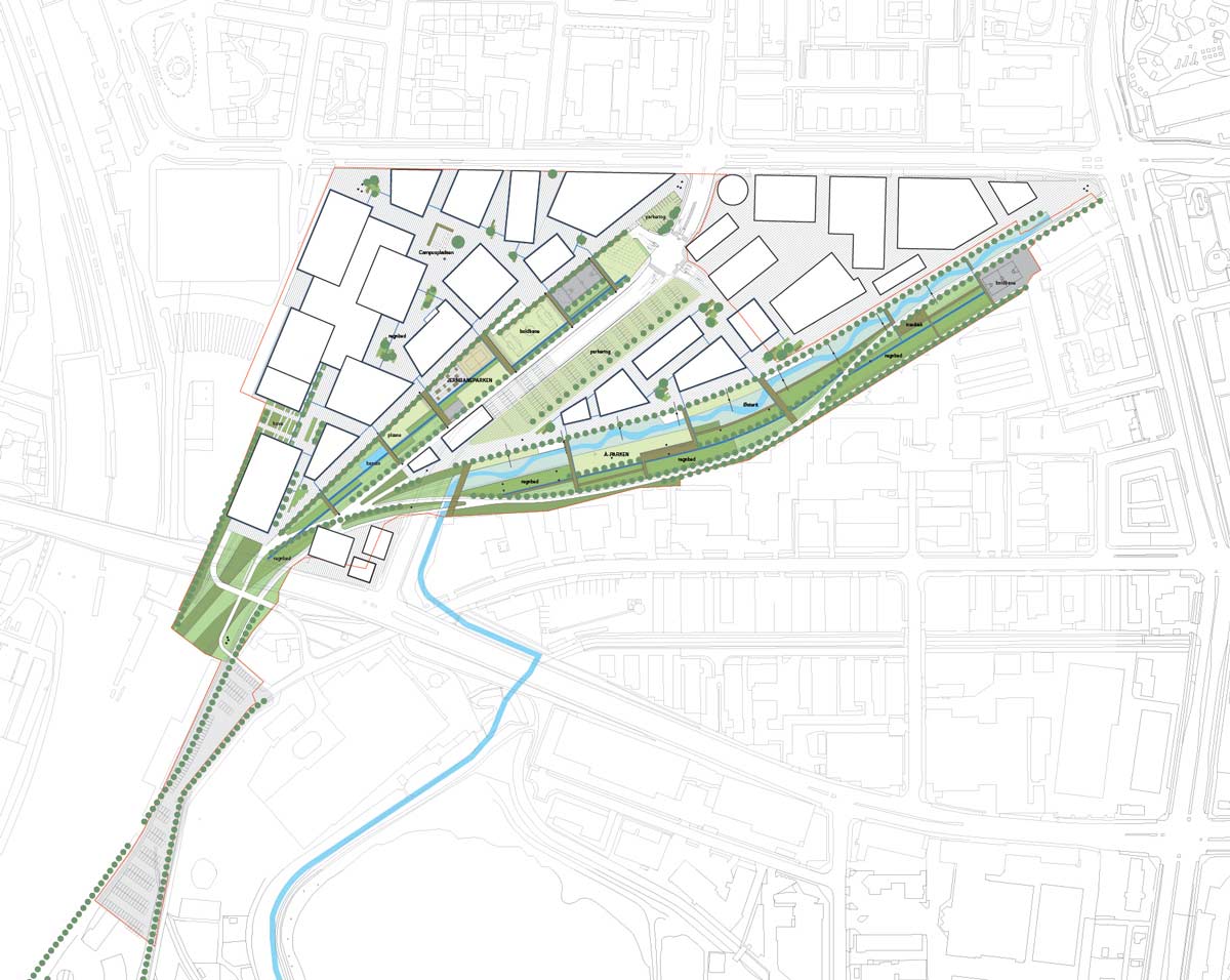 丹麥Aalborg市貨運火車站景觀改造