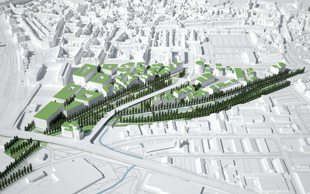 丹麥Aalborg市貨運火車站景觀改造