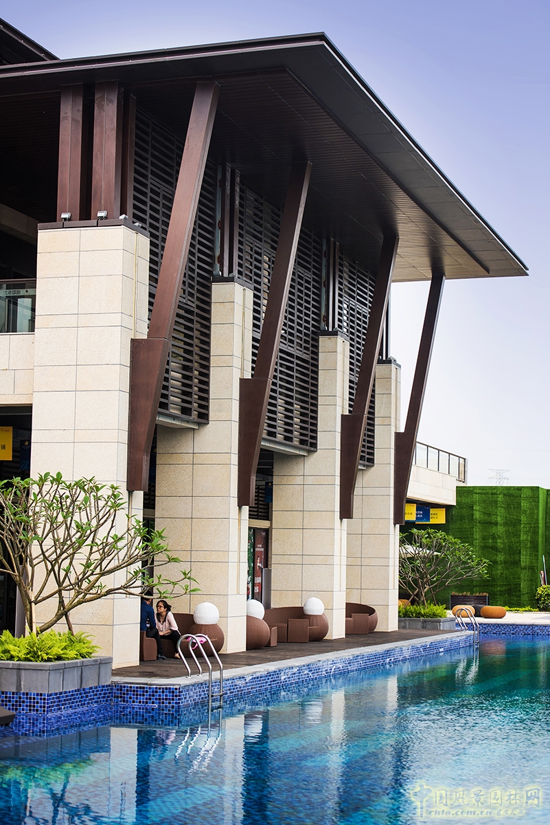 派瀾設計事務所：萬科南寧金域藍灣展示區景觀設計