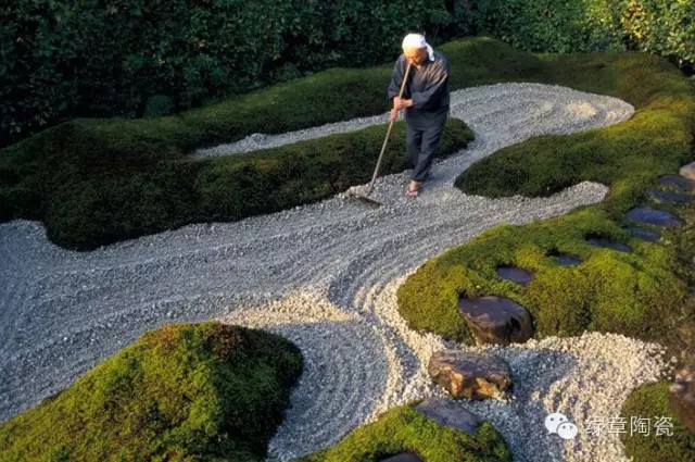 具有東方藝術的茶庭造園藝術