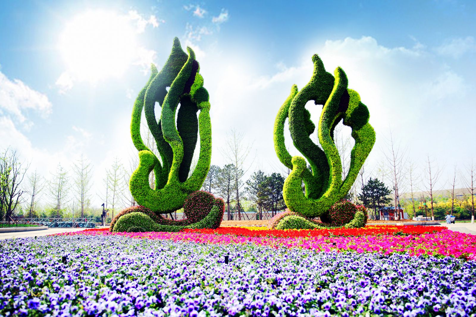 2016園冶杯專業(yè)獎參賽項(xiàng)目：唐山世園會綠雕