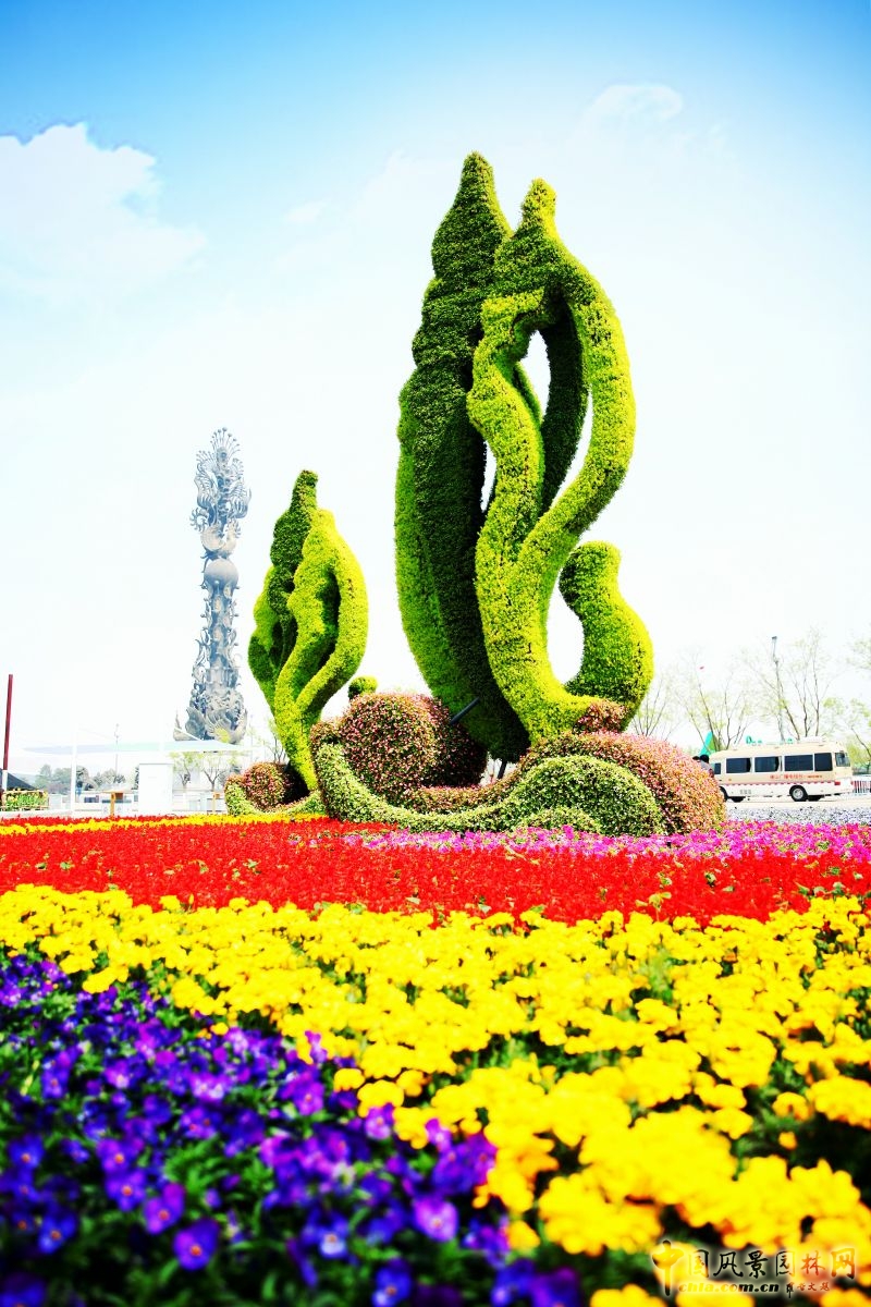 2016園冶杯專業(yè)獎參賽項(xiàng)目：唐山世園會綠雕