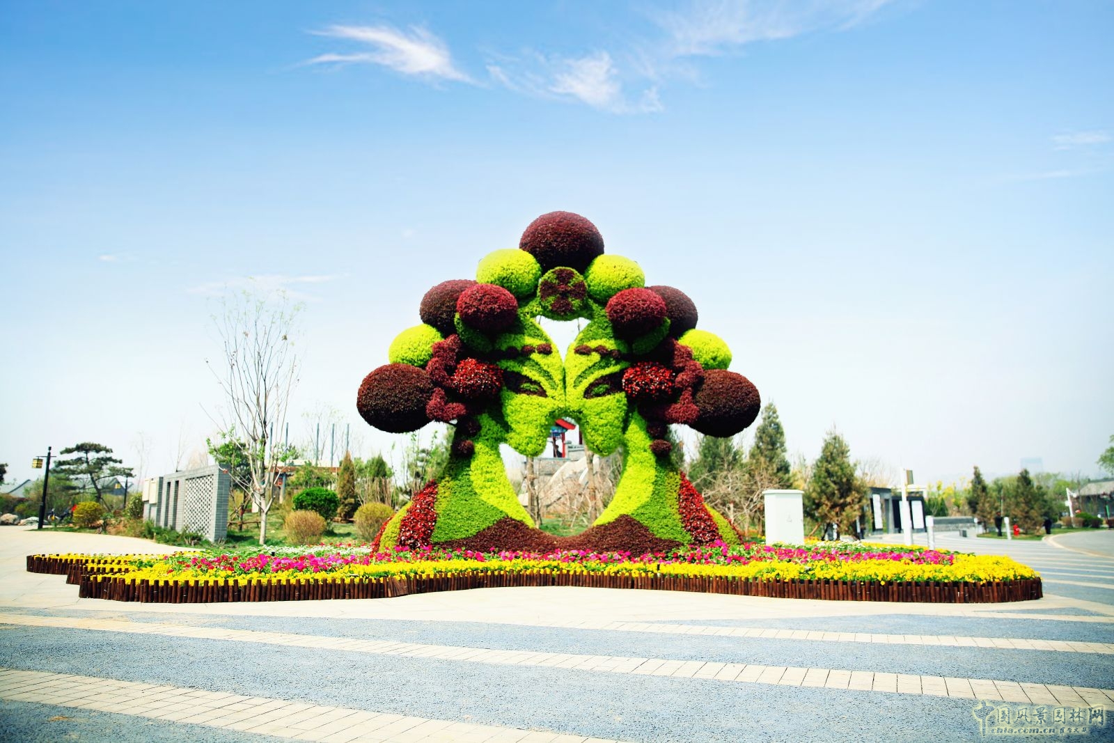 2016園冶杯專業獎參賽項目：唐山世園會綠雕