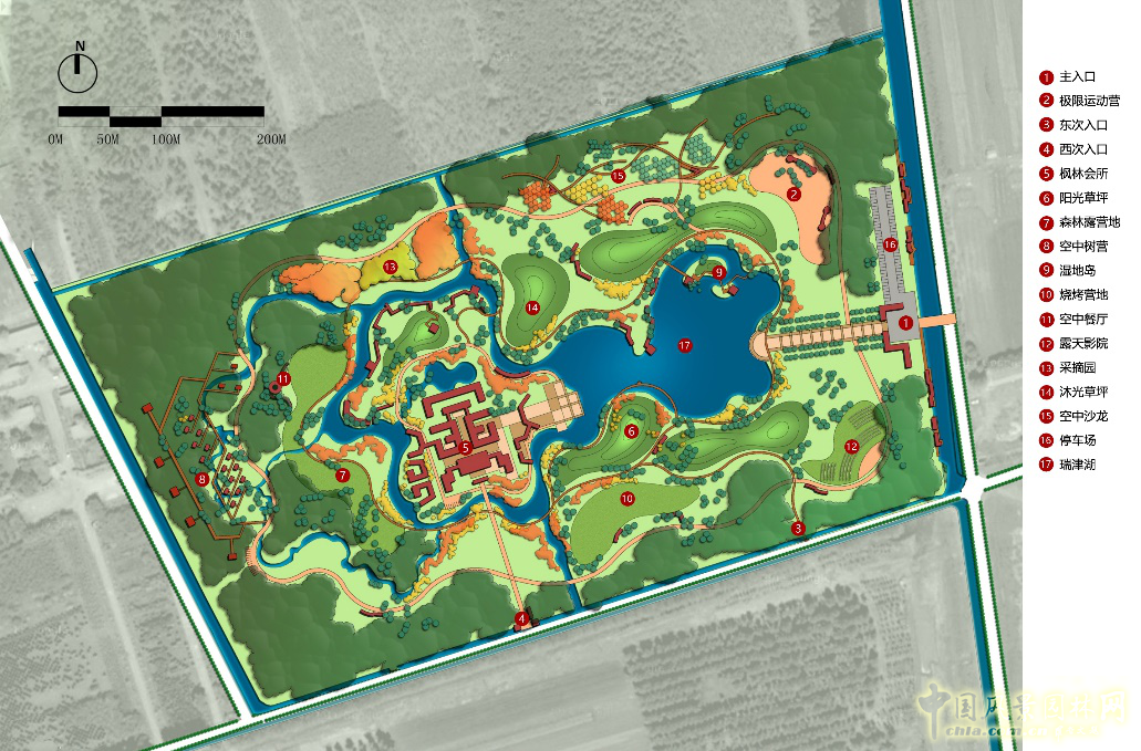 2016園冶杯專業(yè)獎參賽項(xiàng)目:天津武清津北森林公園