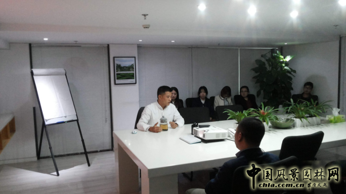 BJF(寶佳豐)國際設計組織員工對“阿那亞”項目進行研究討論