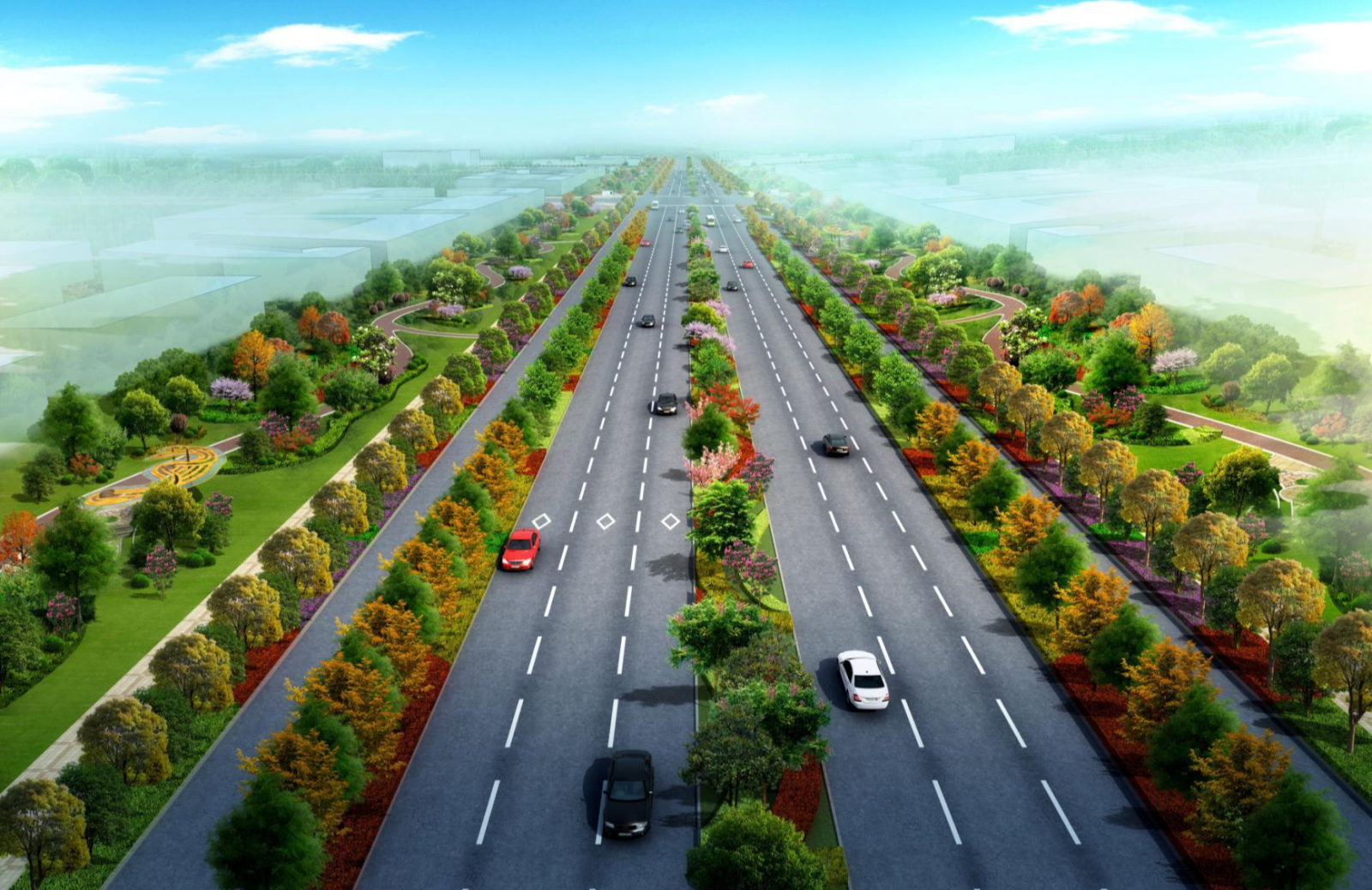 2016園冶杯專業獎參賽項目: 懷遠縣S307道路園林景觀工程設計