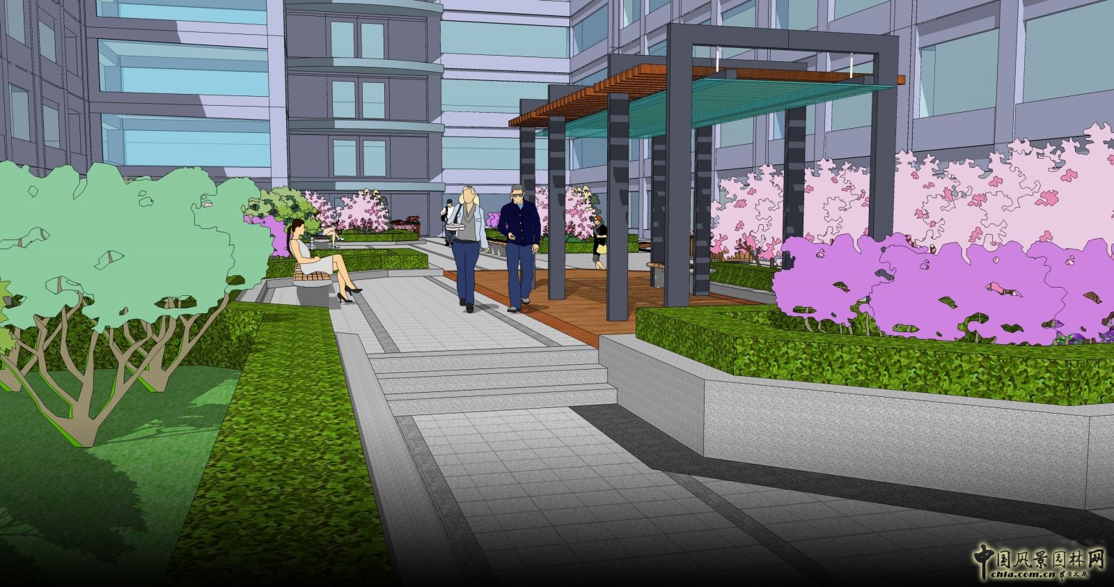 2016園冶杯專業獎參賽項目：中國航天科工集團第二研究院706所99號綜合科研樓屋頂綠化工程