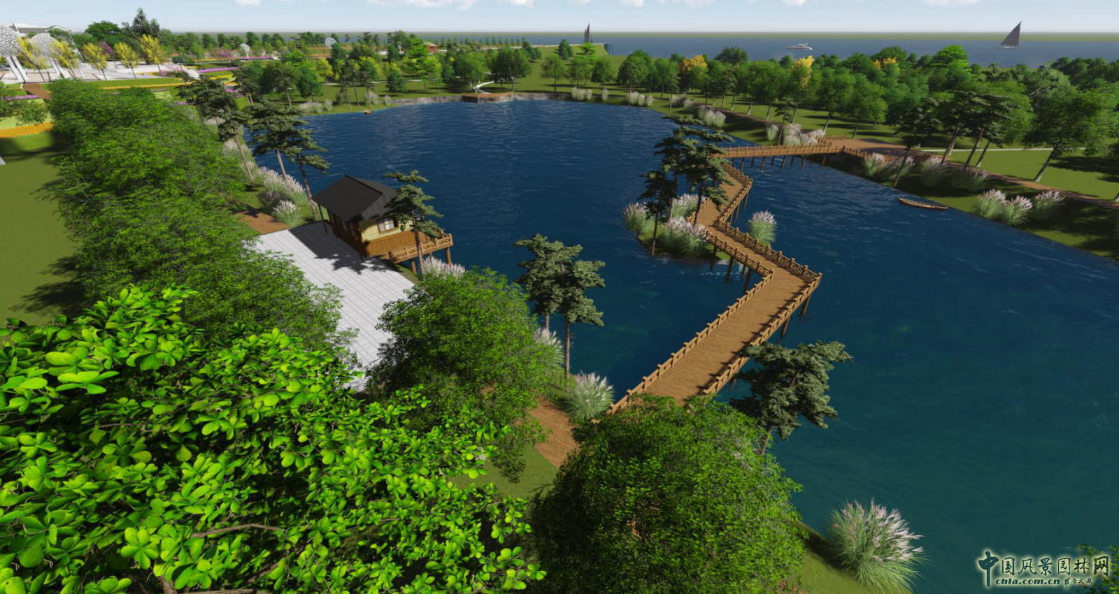 2016園冶杯：閩江北岸休閑生態(tài)公園景觀