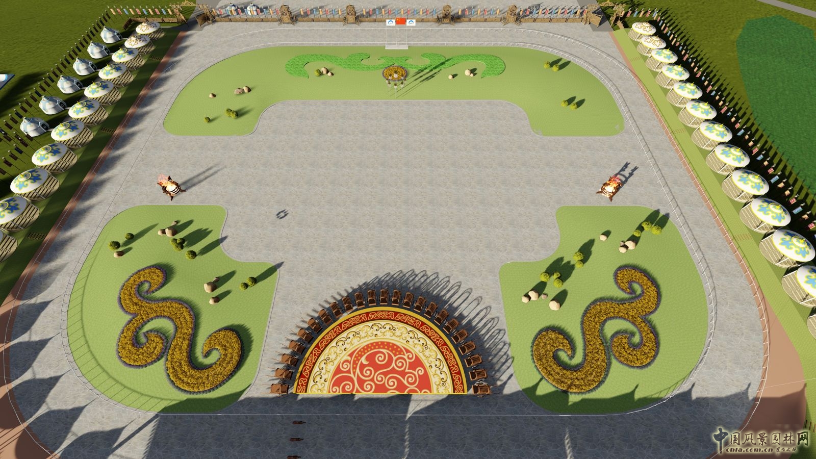 2016園冶杯專業(yè)獎(jiǎng)參賽項(xiàng)目:敕勒川草原文化演藝廣場設(shè)計(jì)方案