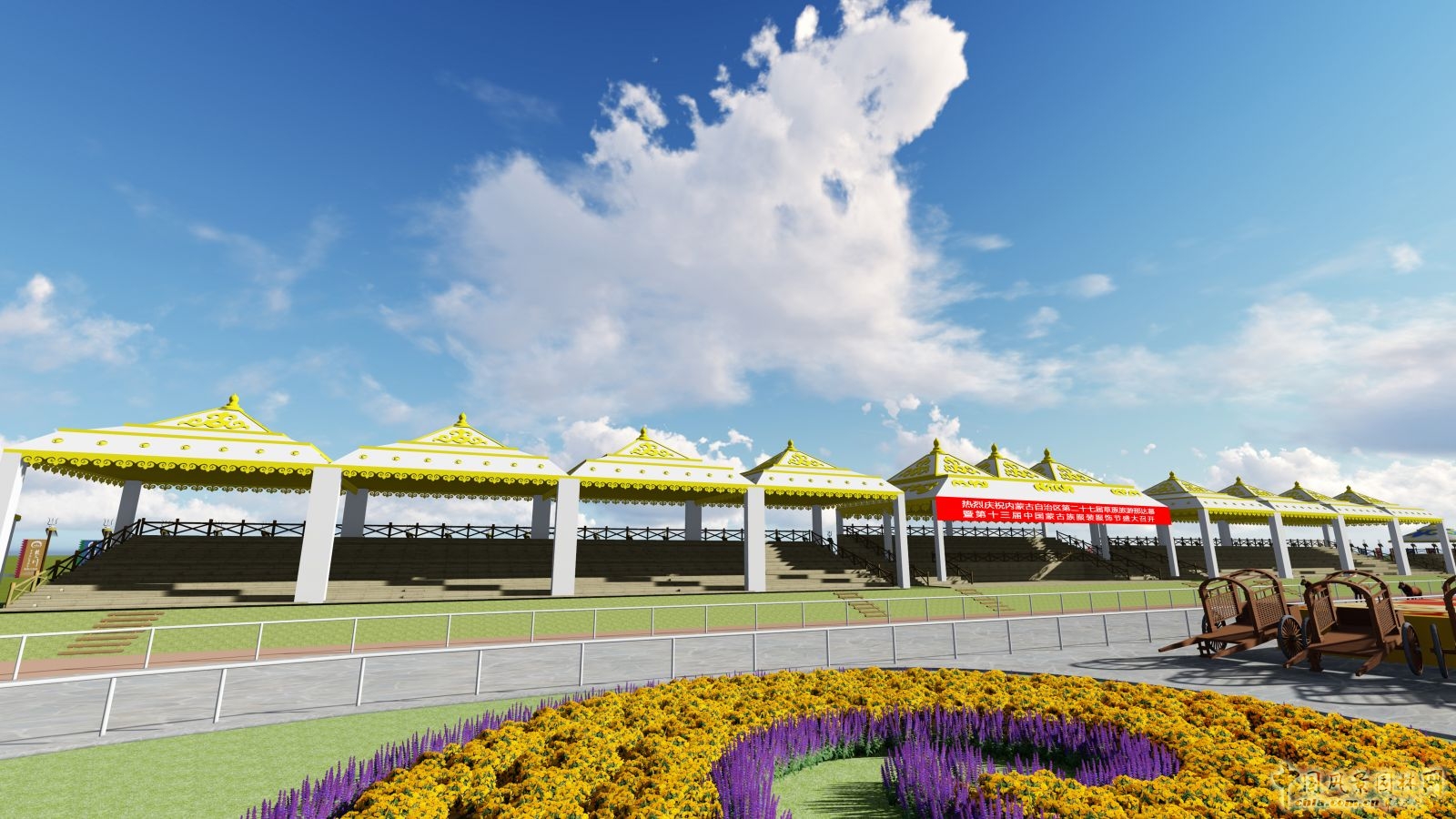 2016園冶杯專業(yè)獎(jiǎng)參賽項(xiàng)目:敕勒川草原文化演藝廣場設(shè)計(jì)方案