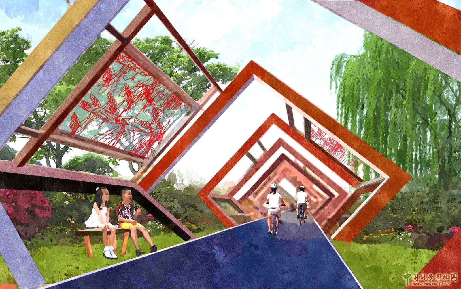 2016園冶杯專業(yè)獎(jiǎng)參賽項(xiàng)目:合肥市瑤海區(qū)濱河路公園綠化景觀設(shè)計(jì)