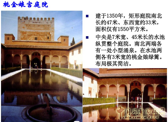 西方園林史：西班牙伊斯蘭園林