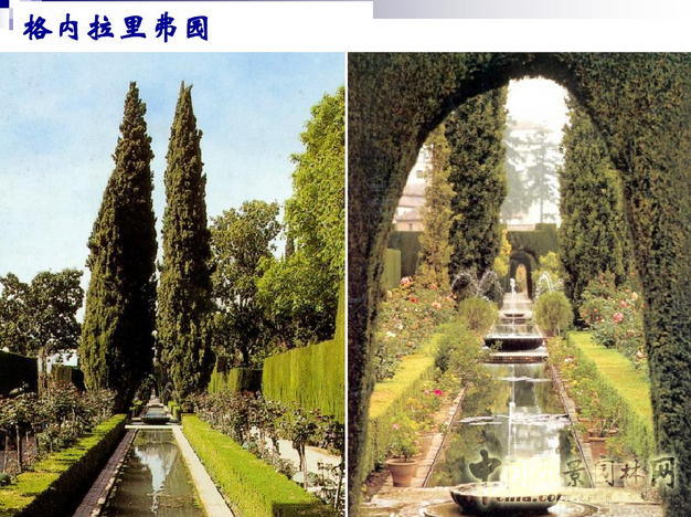 西方園林史：西班牙伊斯蘭園林