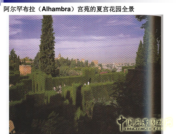 西方園林史：西班牙伊斯蘭園林