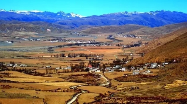 風景如畫的道路景觀