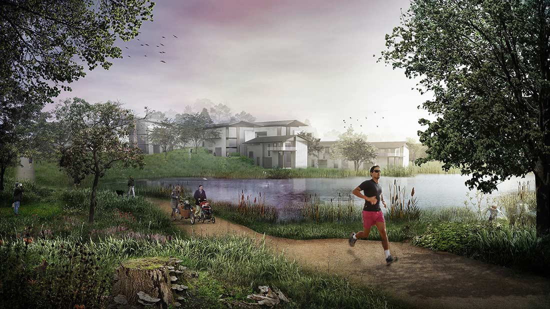 丹麥Hedehusene未來郊區