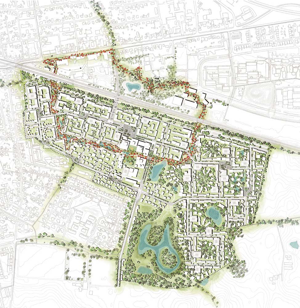 丹麥Hedehusene未來郊區