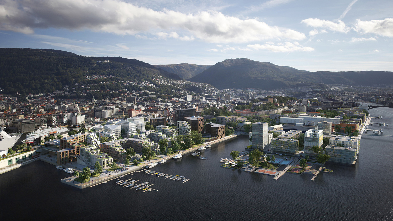 挪威Visjon Dokken城市碼頭總體規劃