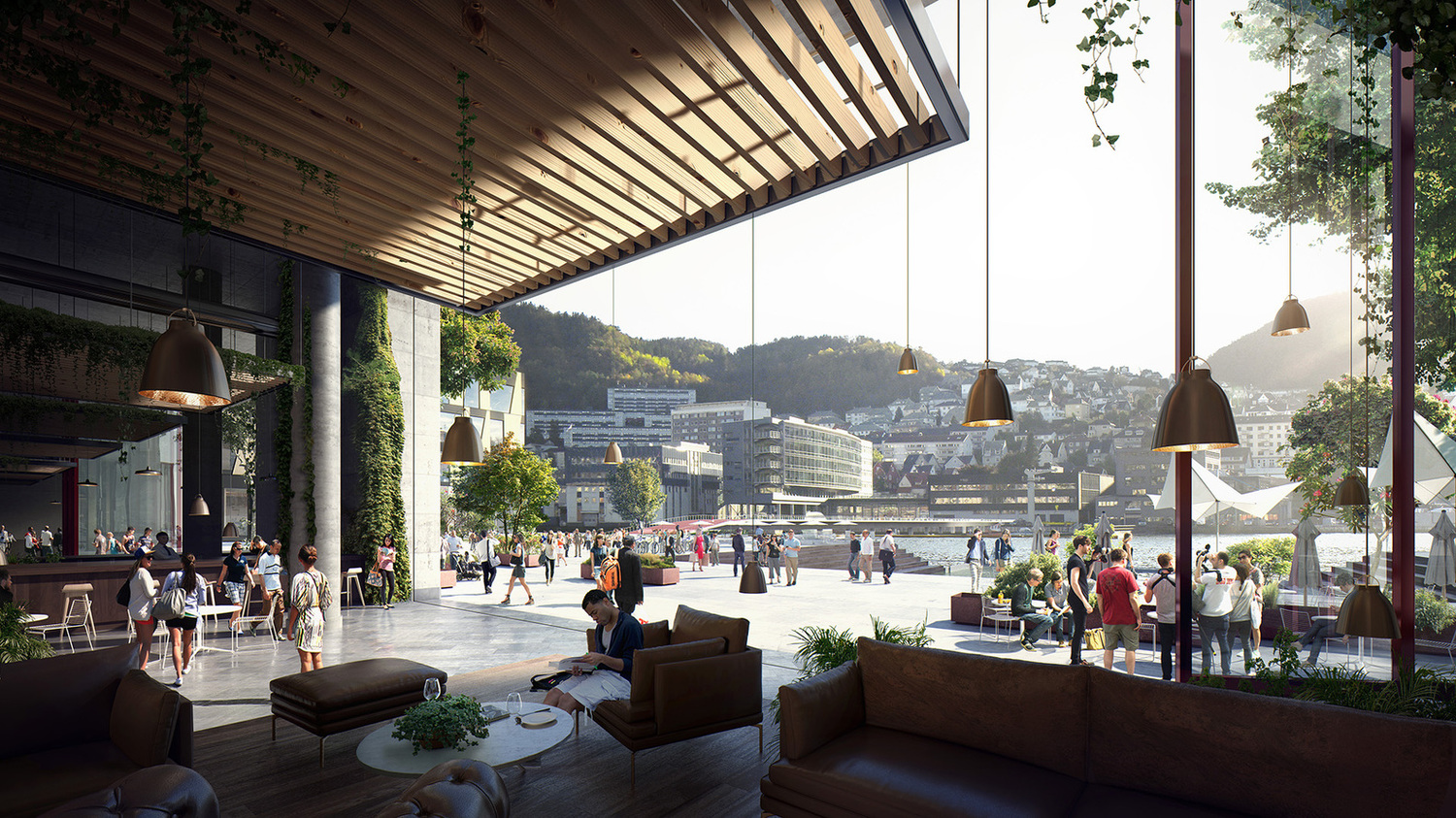 挪威Visjon Dokken城市碼頭總體規(guī)劃