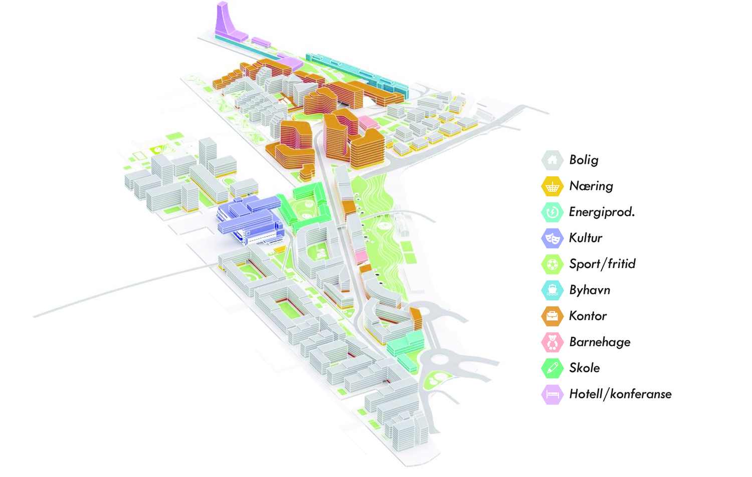 挪威Visjon Dokken城市碼頭總體規(guī)劃