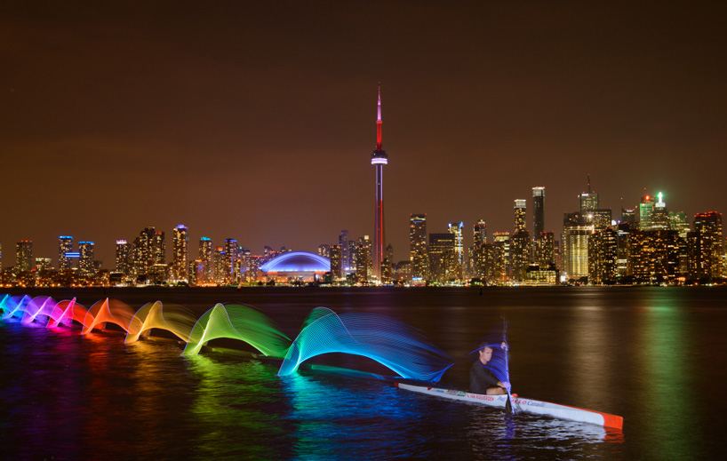 加拿大水上LED燈光藝術(shù)展 