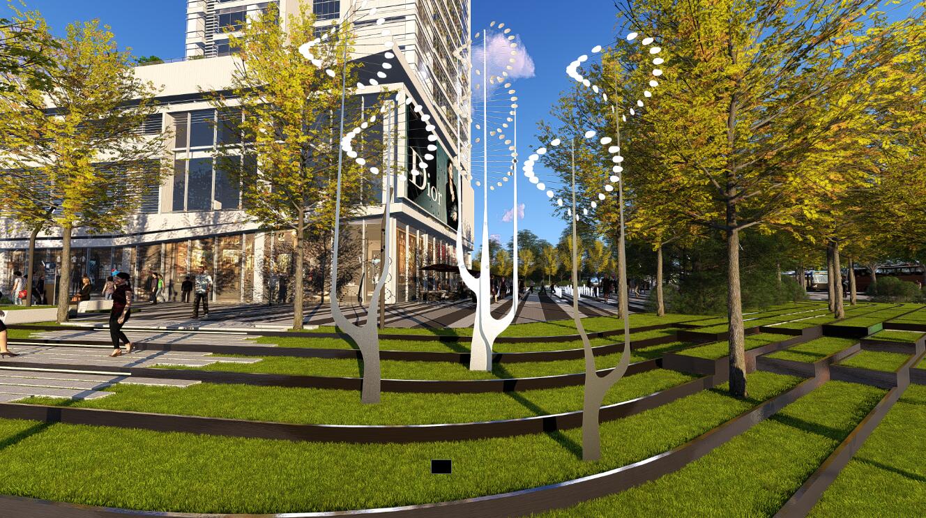 森臣國際:武漢建工科技中心項目園林景觀設(shè)計