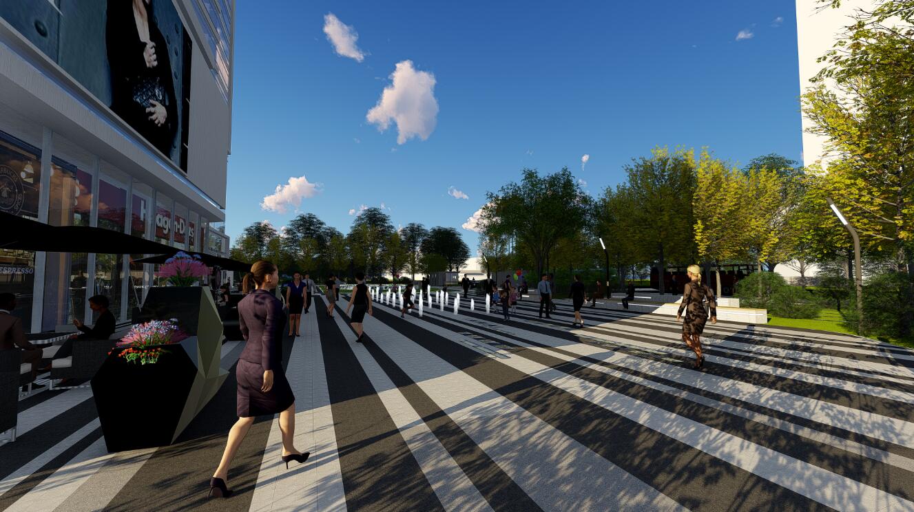 森臣國際:武漢建工科技中心項目園林景觀設(shè)計