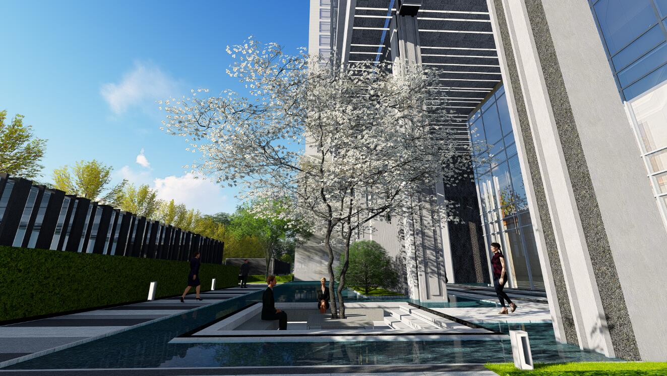 森臣國際：武漢建工科技中心項(xiàng)目園林景觀設(shè)計(jì)