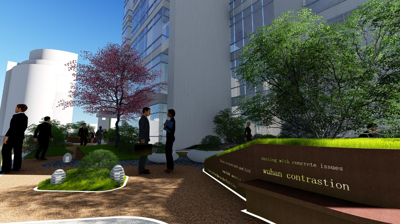 森臣國際:武漢建工科技中心項(xiàng)目園林景觀設(shè)計(jì)