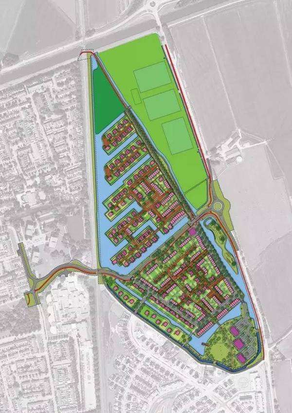 荷蘭小鎮的趣味開放空間