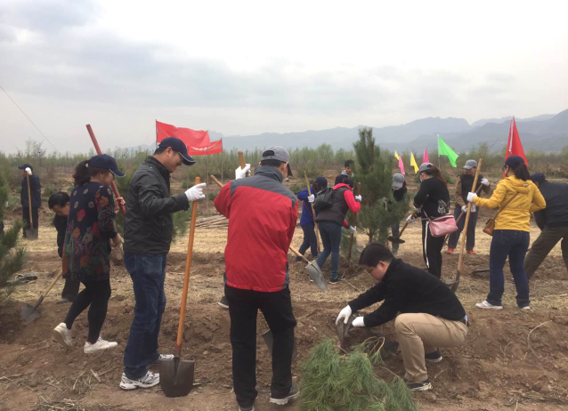 森源達積極參與中央國家機關單位義務植樹活動