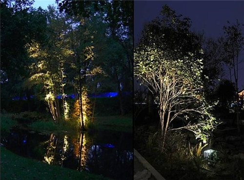 景觀照明中，植物的運用竟如此講究